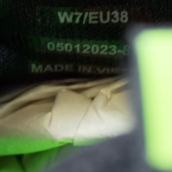 Oofos OOmy Stride Womens Sz US 7 Black Stretch Workout Training Running Sneaker - Picture 9 of 12